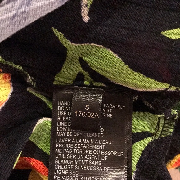 Green Floral Sabrina Gauze Mini Smocked Dress NWT - Picture 8 of 8